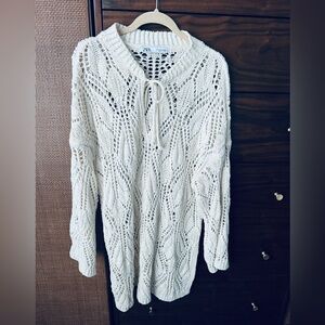 Zara Crochet Knit Pull Over- large